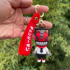 Chainsaw Man Cartoon PVC Anime Figures Keychain